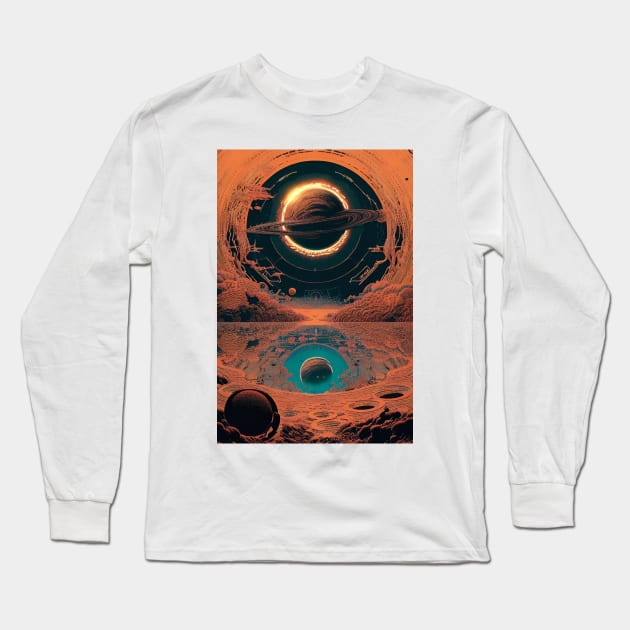 Event Horizon Long Sleeve T-Shirt by EsoteraArt